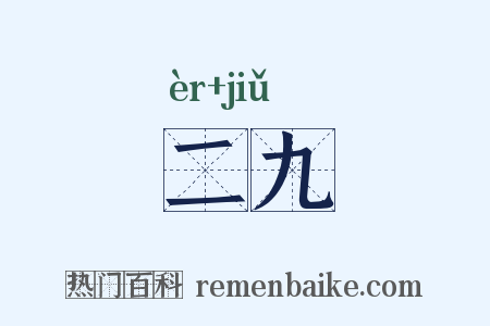 二九是什么意思的图片
